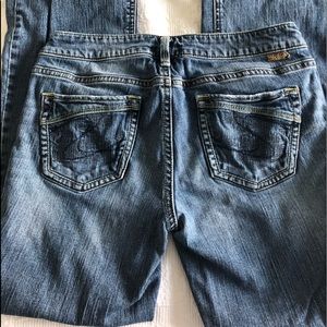 Silver Boot Cut Jeans